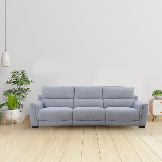 3 Seater Electric Recliner Sofa in Fabric | Rosa