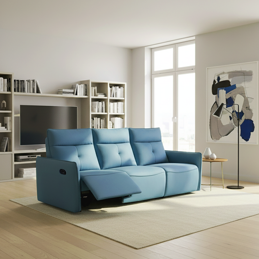 3 Seater Recliner Sofa in Fabric | Daisy