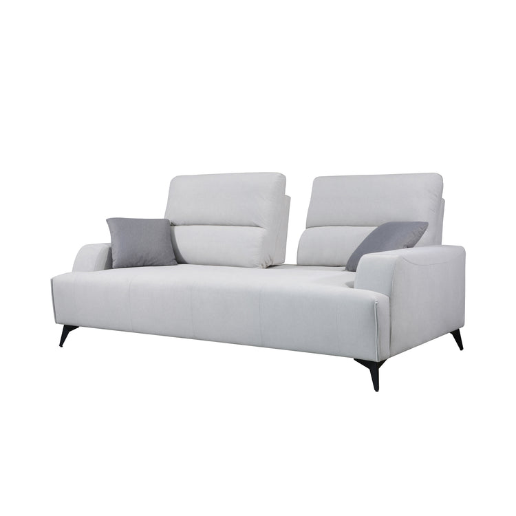 EMIL 2.5 Seater Fabric Sofa W/ Push Back