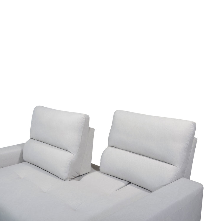 EMIL 2.5 Seater Fabric Sofa W/ Push Back