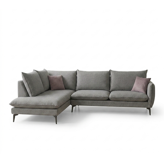 EUGENIA L-Shaped Fabric Sofa