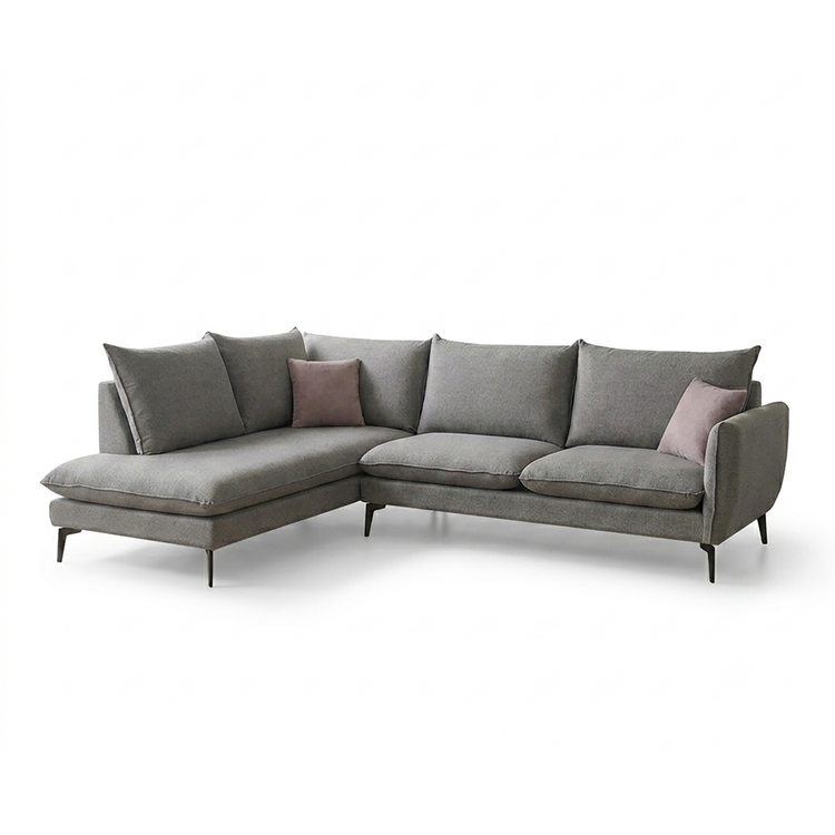 EUGENIA L-Shaped Fabric Sofa