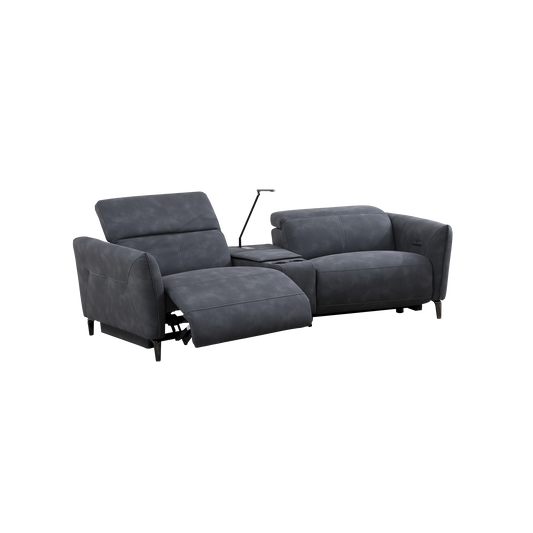 2.5 Seater Elec-Recliner Sofa in Leather | Emilia
