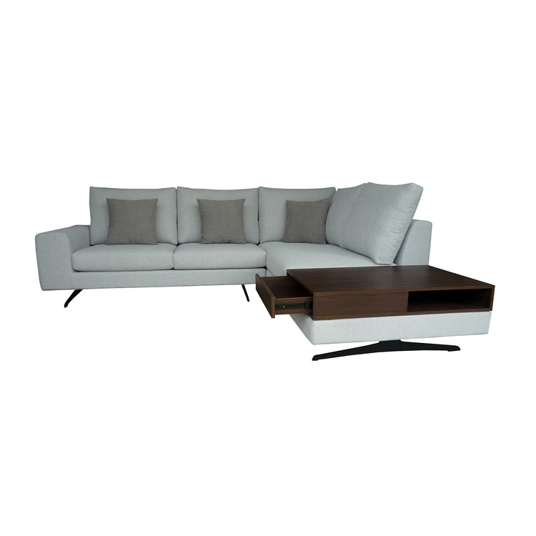 Freesia L-Shaped Fabric Sofa
