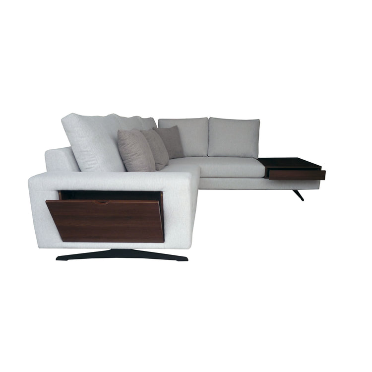 Freesia L-Shaped Fabric Sofa