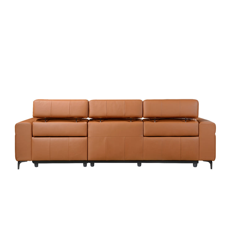 Noah Italian Leather Elec-Recliner Sofa