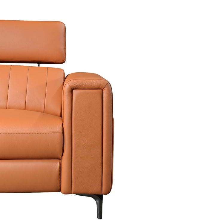 Noah Italian Leather Elec-Recliner Sofa