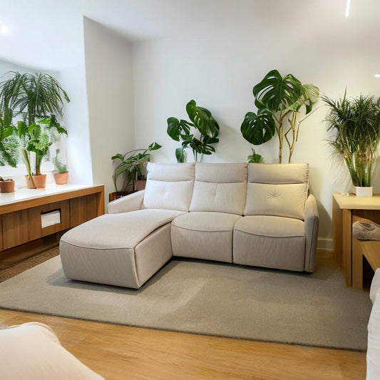 L-Shaped Sofa in Fabric | Daisy