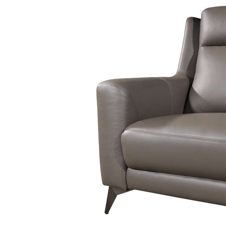 L-Shaped Sofa in Full Leather | Sofia