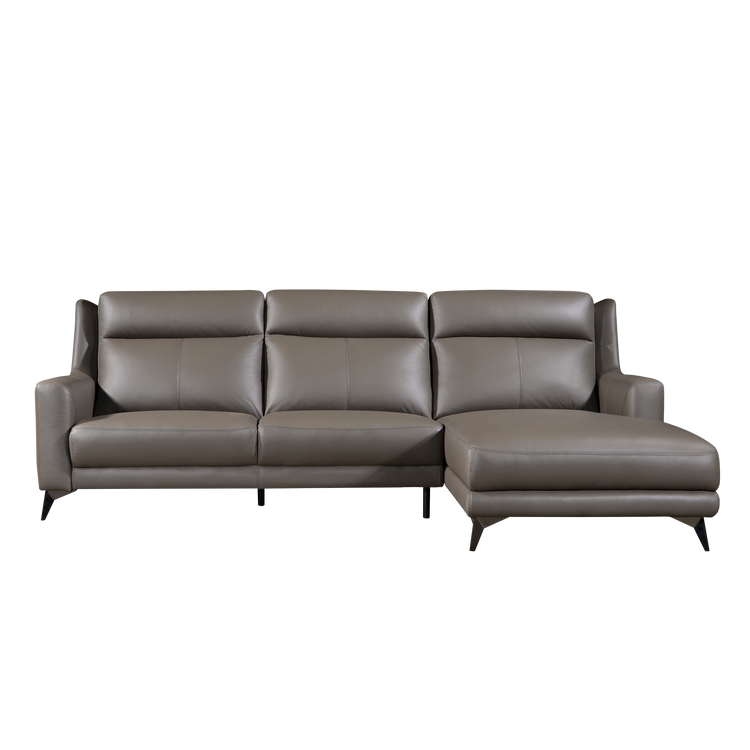 L-Shaped Sofa in Full Leather | Sofia