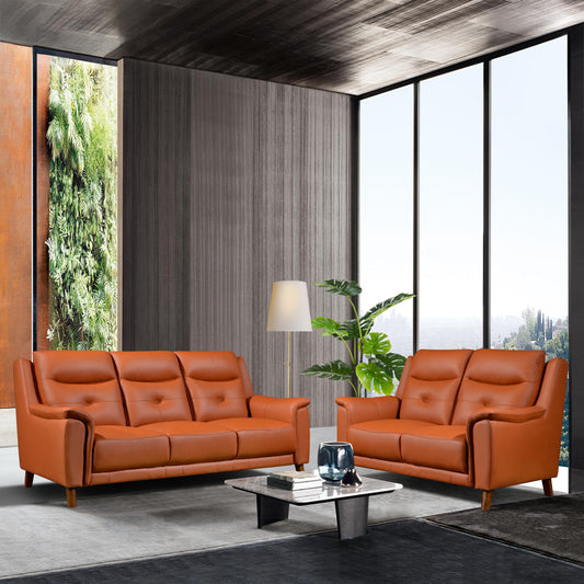 3 Seater Sofa in Full Leather | Falco