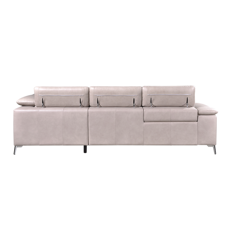 Vogue II Italian Leather Corner Sofa