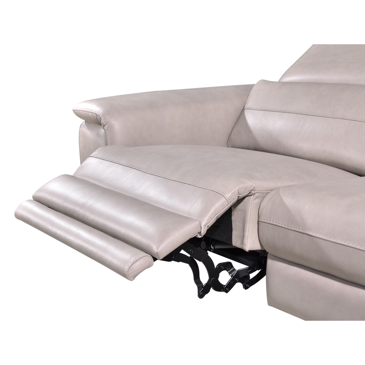 Corner Electric Recliner Sofa in Full Leather | Vogue II