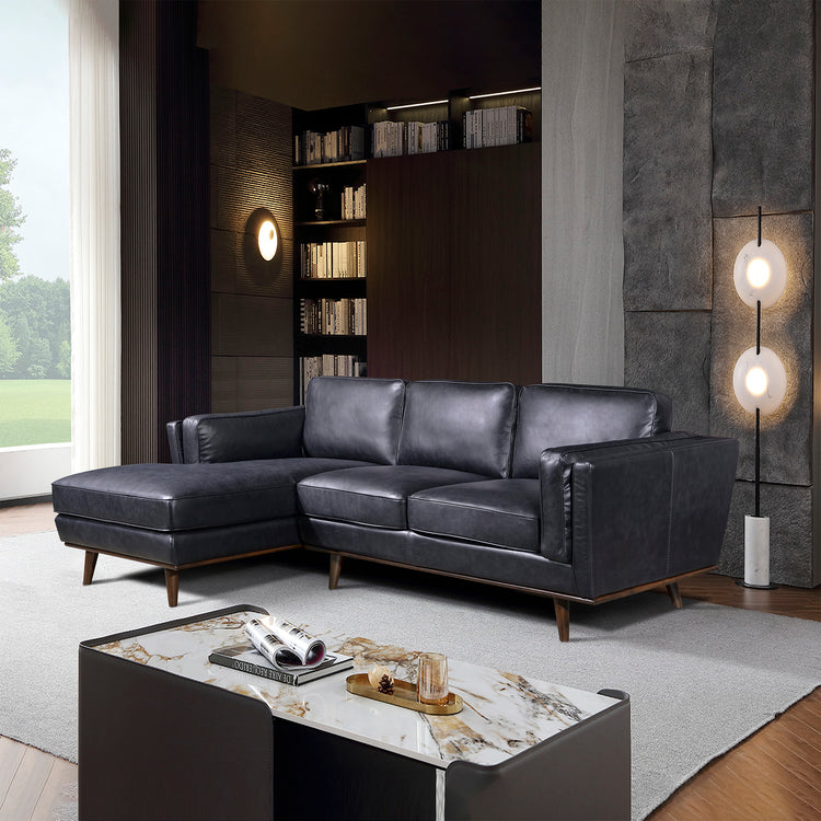 Noda Italian Leather Sofa