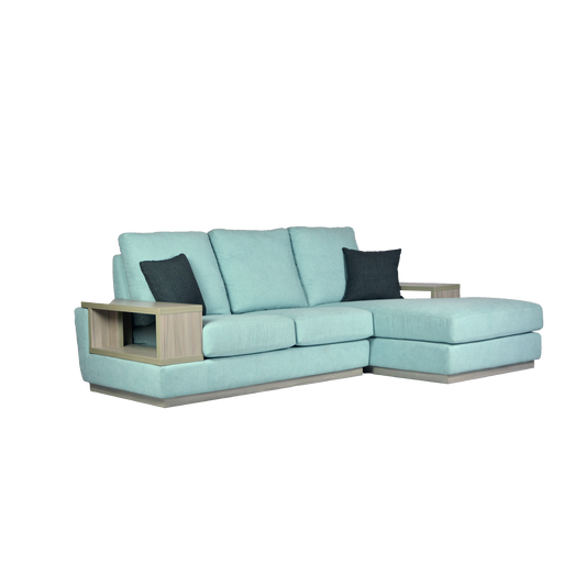 L-Shaped Sofa in Fabric | Ceo