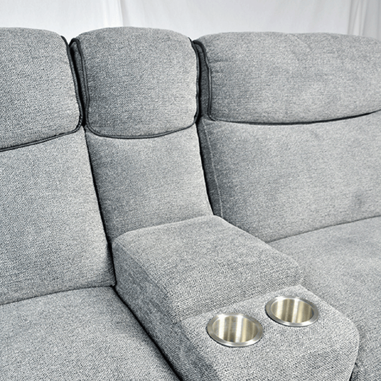 Corner Electric Recliner Sofa in Fabric | Duxton