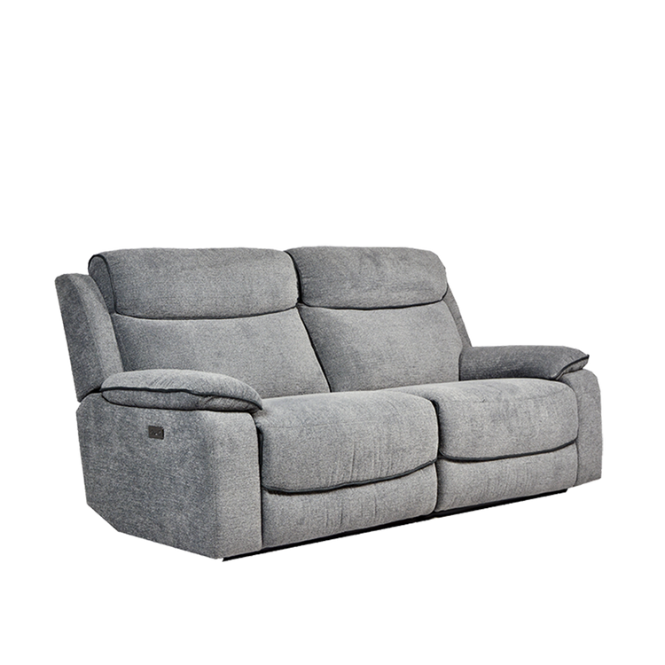2 Seater Electric Recliner Sofa in Fabric | Duxton