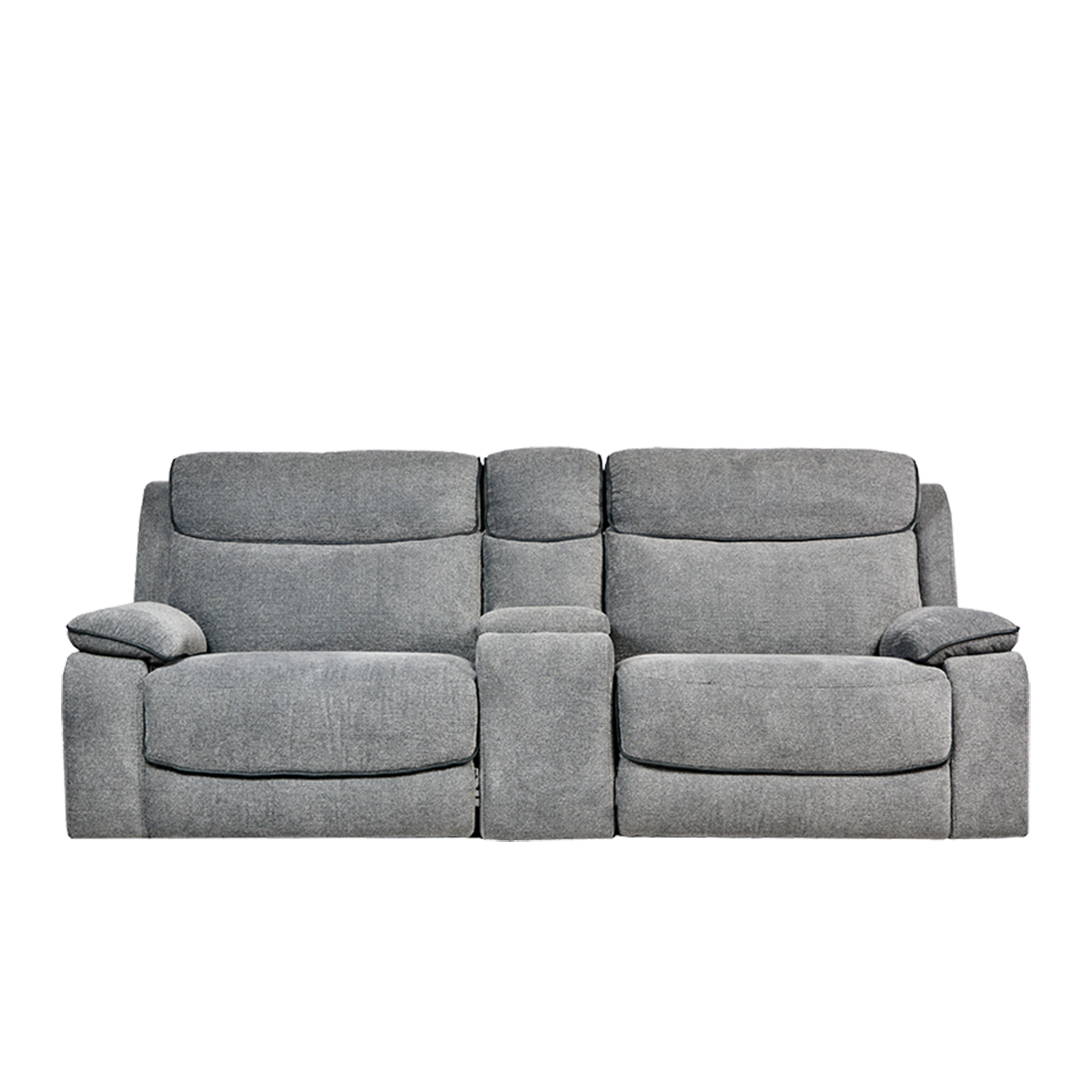 2 Seater Electric Recliner Sofa With Console in Fabric Duxton