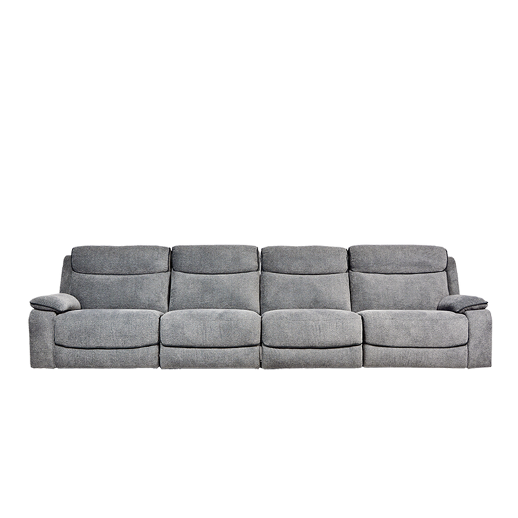 4 Seater Electric Recliner Sofa in Fabric | Duxton