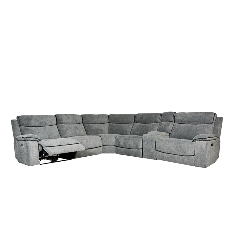 Corner Electric Recliner Sofa in Fabric | Duxton