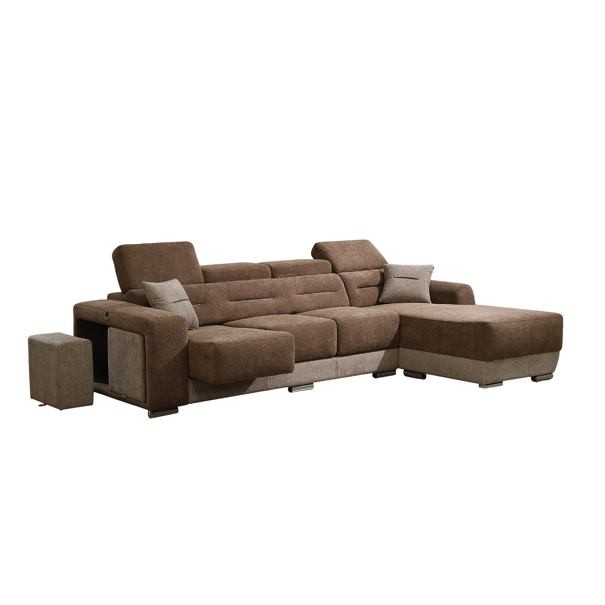 Lshaped Sofa in Fabric Rossi
