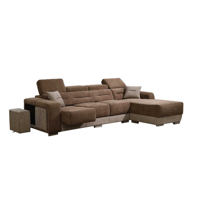 L-shaped Sofa in Fabric | Rossi