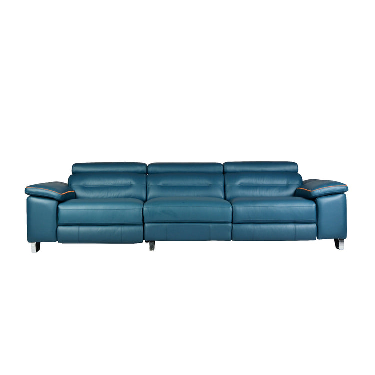 3.5 Seater Recliner Sofa in Leather | Rubens