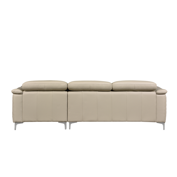 L-Shaped Sofa in Full Leather | Arles