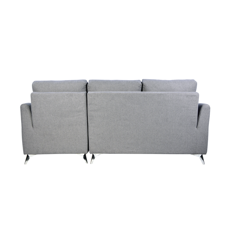 L-Shaped Sofa in Fabric | Tina