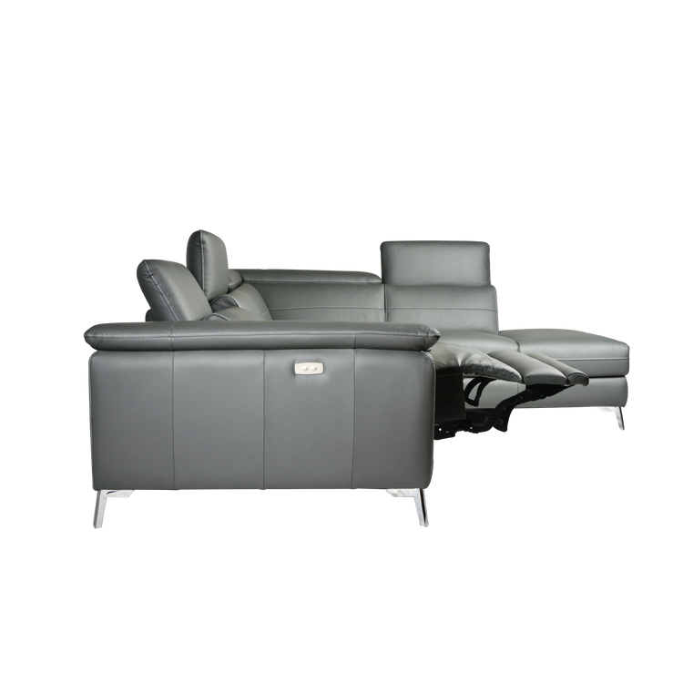 Vogue II Italian Leather Corner Sofa