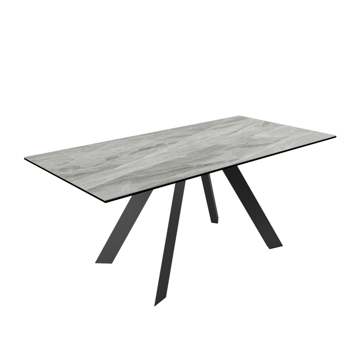 Zola II 1.4m Rectangular Dining Table, Ceramic