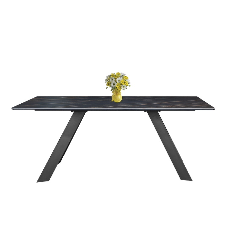 Zola 1.8m Rectangular Dining Table, Ceramic