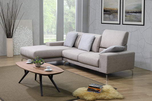 L-Shaped Sofa in Fabric | Belmond