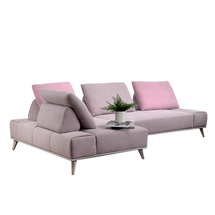 L-Shaped Sofa in Fabric | Beyonce