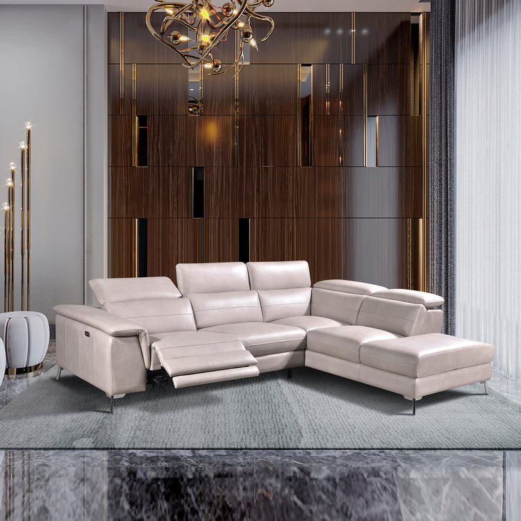 Vogue II Italian Leather Corner Sofa