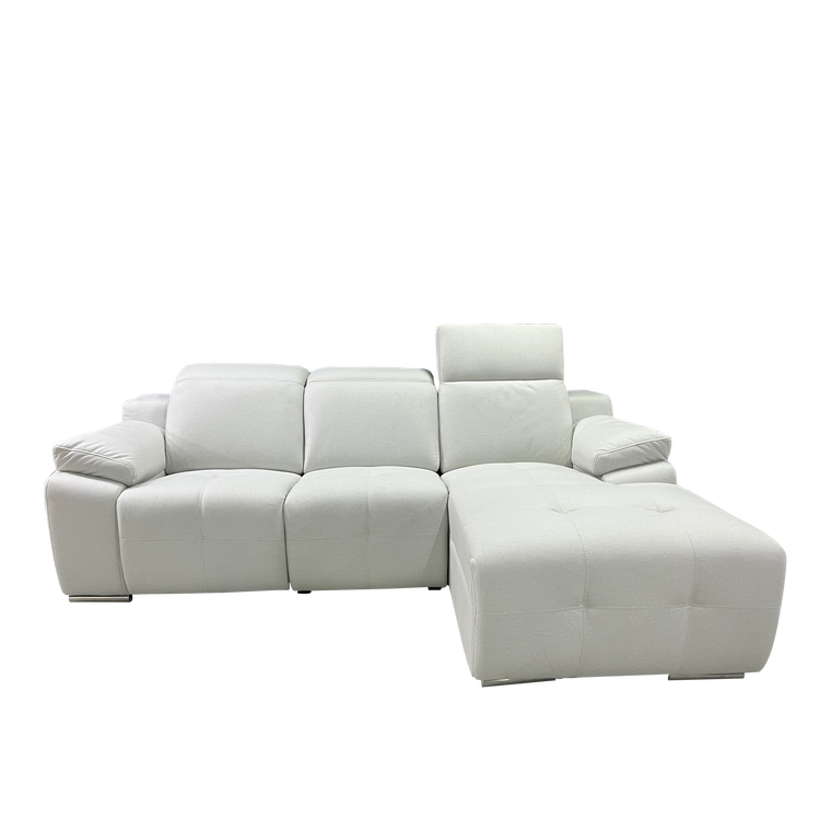 L-Shaped Recliner Sofa in Fabric | Carrie