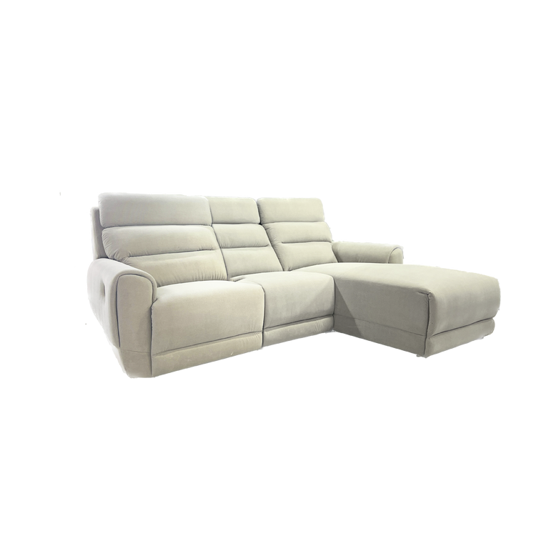 L-Shaped Recliner Sofa in Full Leather | Donatello