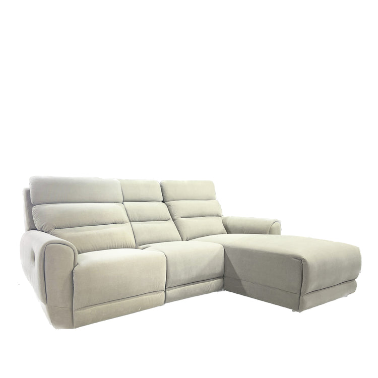 L-Shaped Recliner Sofa in Fabric | Donatello
