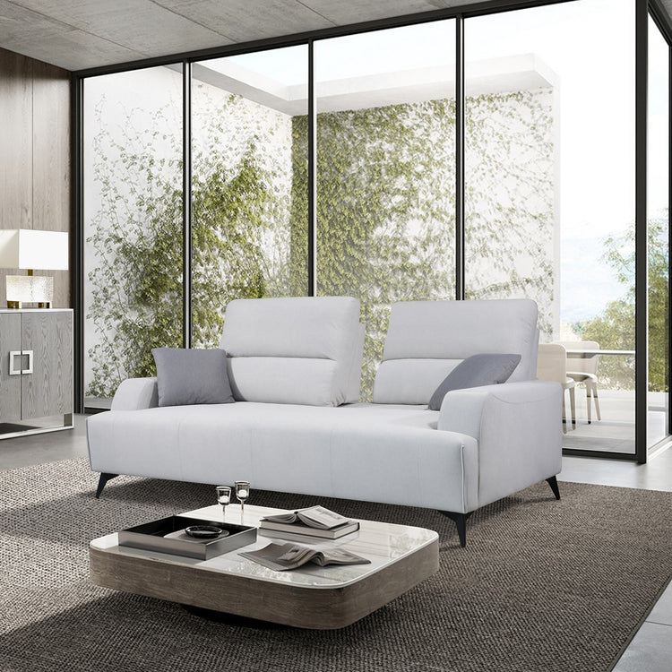 EMIL 2.5 Seater Fabric Sofa W/ Push Back