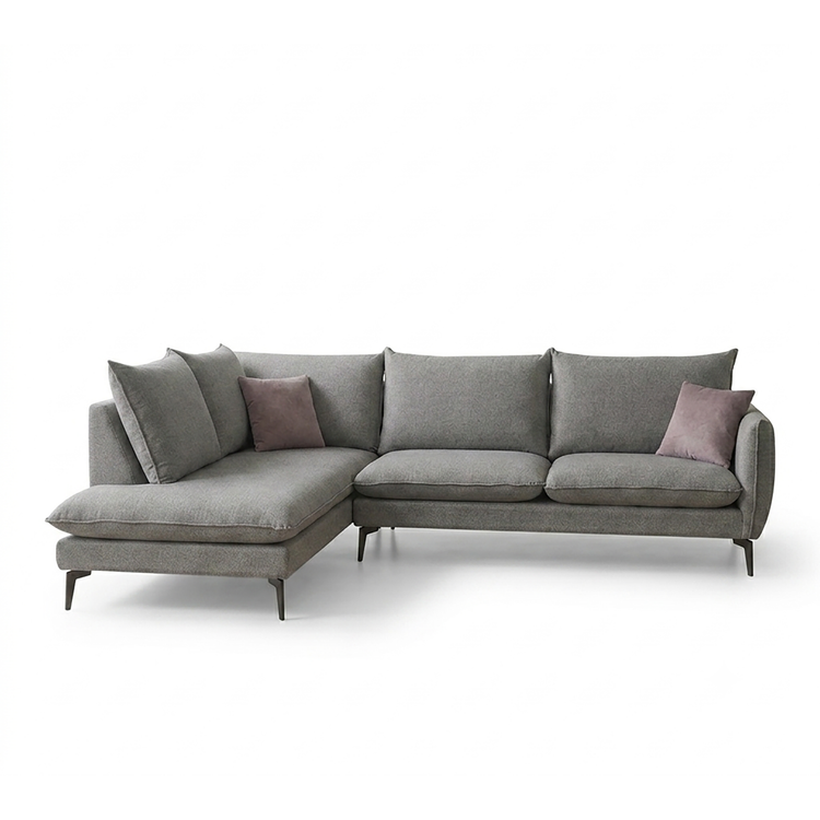 EUGENIA L-Shaped Fabric Sofa