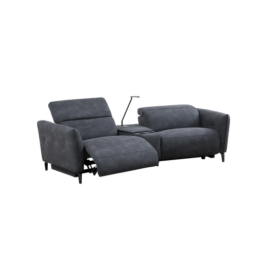 2.5 Seater Elec-Recliner Sofa in Fabric | Emilia