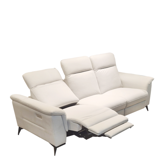 3 Seater Elec-Recliner Sofa in Fabric | Jackie