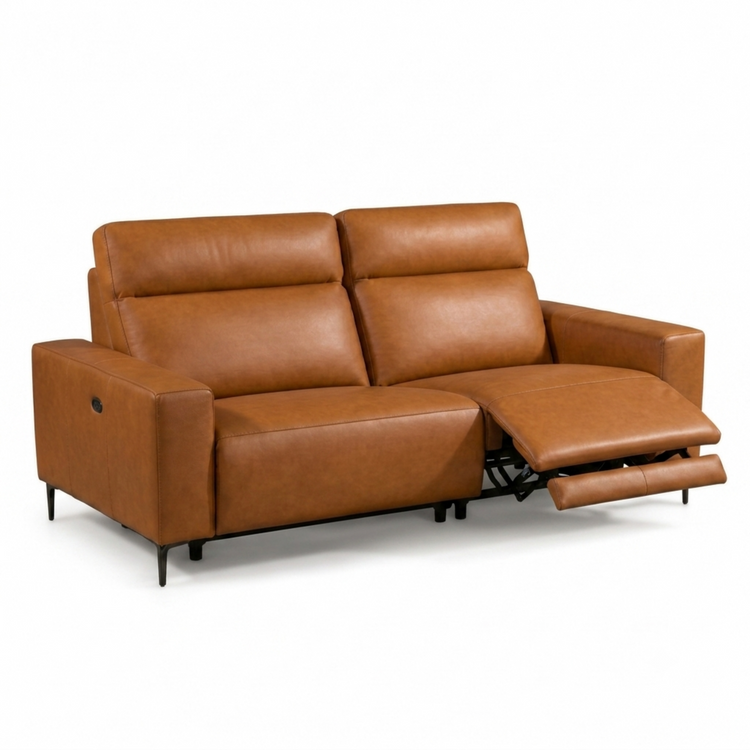 LORENO 2.5 Seater Incliner Sofa in Leather