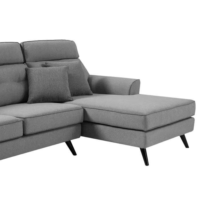 L-Shaped Functional Sofa in Fabric | Pasco Deluxe