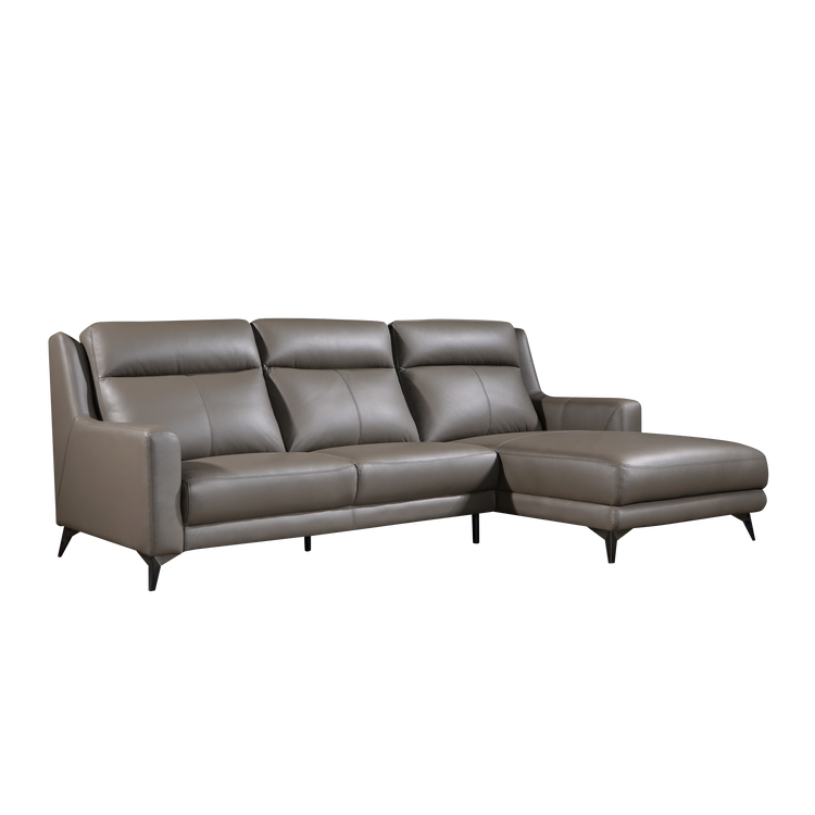 L-Shaped Sofa in Full Leather | Sofia