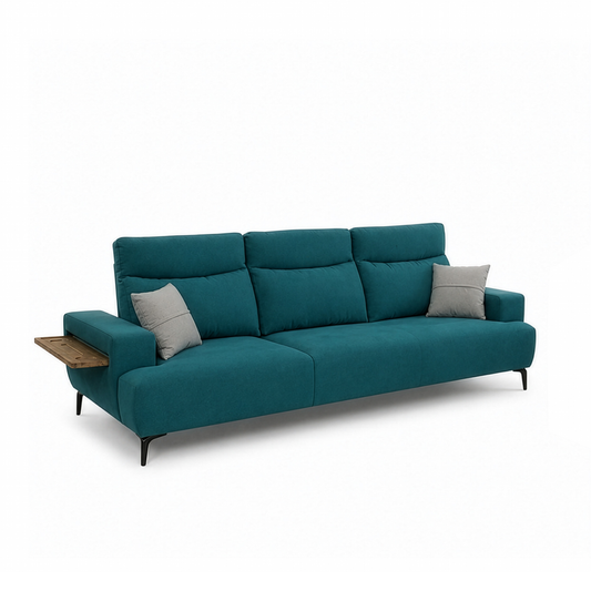 ORZA 3.5 Seater Fabric Sofa W/ Push Back