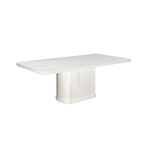 Albus 2.1m Dining Table, Marble