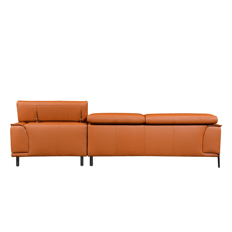 L-Shaped Sofa in Full Leather | Alessandro