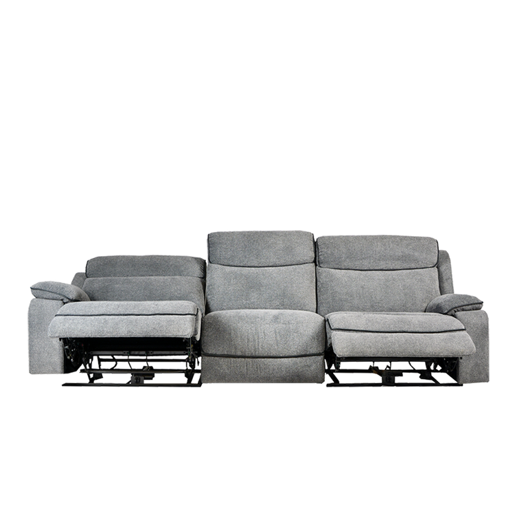 3 Seater Electric Recliner Sofa in Fabric | Duxton