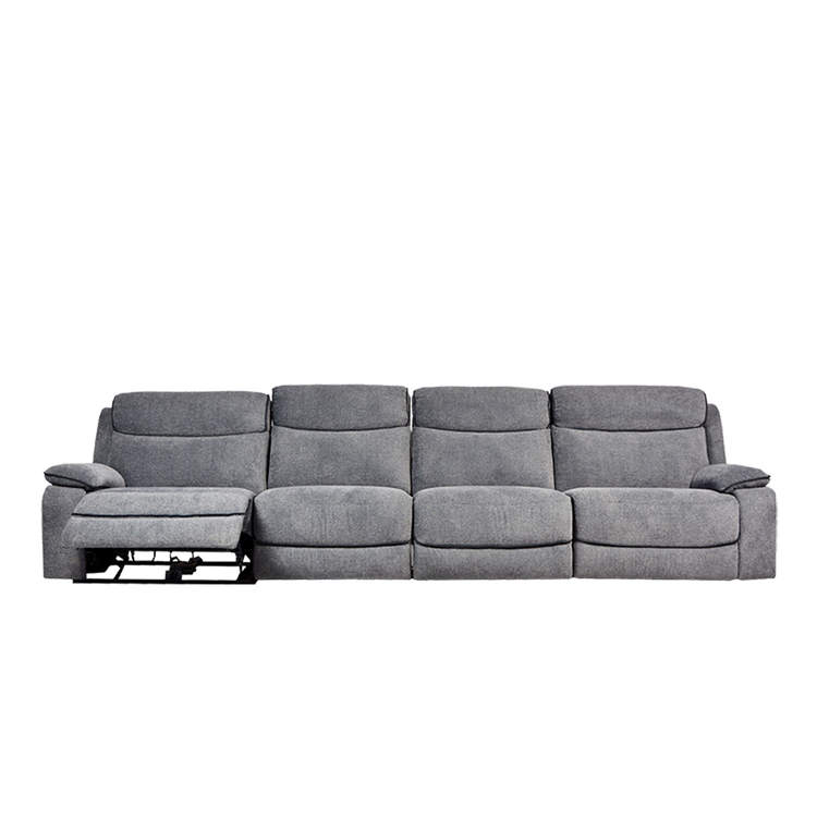 4 Seater Electric Recliner Sofa in Fabric | Duxton